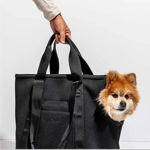 Wild one everyday Black Dog Carrier Tote